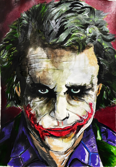 Pintura intitulada "Joker" por Fabio Watanabe, Obras de arte originais, Acrílico