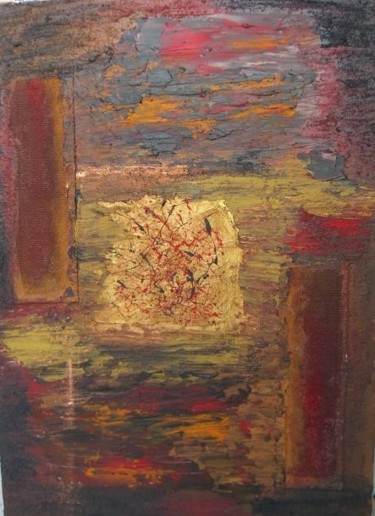 Pittura intitolato "Trascendente Golgota" da Fabio Agace, Opera d'arte originale