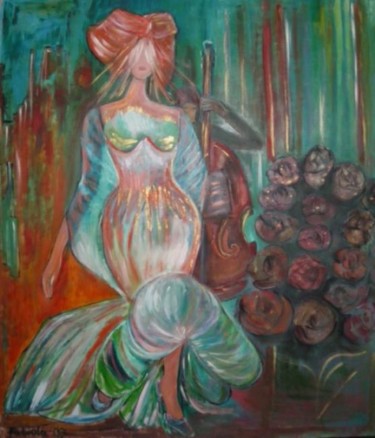 Pittura intitolato "galà" da Fabiola Tantanini, Opera d'arte originale, Olio