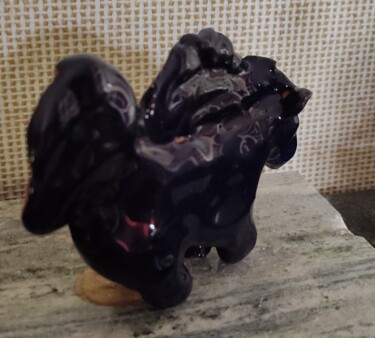 Sculpture intitulée "Petit poney" par Fablues, Œuvre d'art originale, Argile