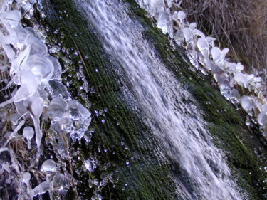 Photographie intitulée "perles de glace" par Fabrider73, Œuvre d'art originale