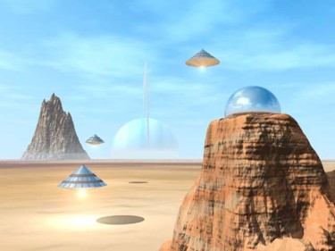Arts numériques intitulée "planete3.jpg" par Fabrice Cadet, Œuvre d'art originale