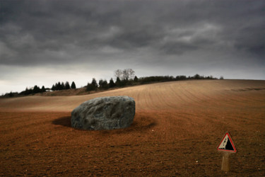 Arts numériques intitulée "Attention à la tête" par Fabrice Cadet, Œuvre d'art originale, Photo montage