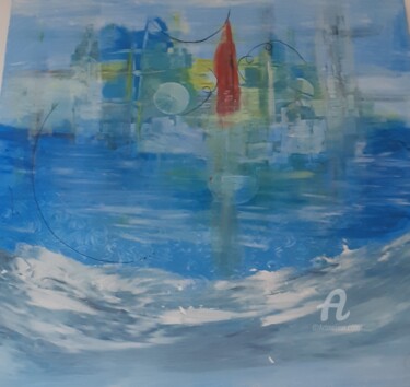 "fin du voyage" başlıklı Tablo Fabulous tarafından, Orijinal sanat, Guaş boya