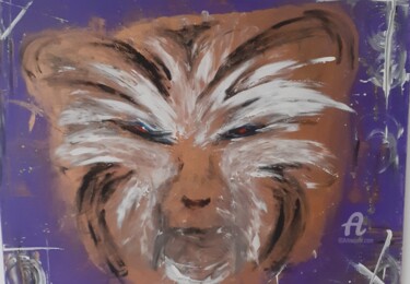 Peinture intitulée "Tiger" par Fabulous, Œuvre d'art originale, Gouache