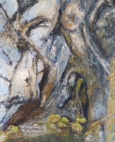 Картина под названием "La Chapelle, 1, La…" - Fabrice Gerin, Подлинное произведение искусства, Масло