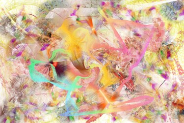 Arts numériques intitulée "Pastels" par Fabrice Huguenin-Virchaux, Œuvre d'art originale, Peinture numérique