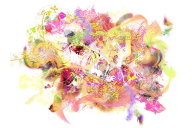 Arte digitale intitolato "Texture" da Fabrice Huguenin-Virchaux, Opera d'arte originale, Pittura digitale