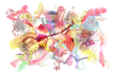 数字艺术 标题为“Pastel” 由Fabrice Huguenin-Virchaux, 原创艺术品, 数字油画