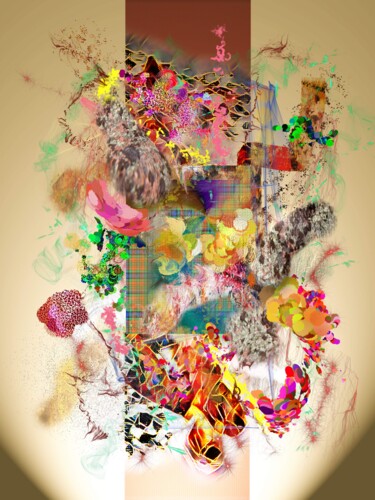 Arts numériques intitulée "Ovoïde" par Fabrice Huguenin-Virchaux, Œuvre d'art originale, Travail numérique 2D