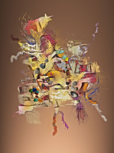 Arte digital titulada "Ébauche 1" por Fabrice Huguenin-Virchaux, Obra de arte original, Trabajo Digital 2D