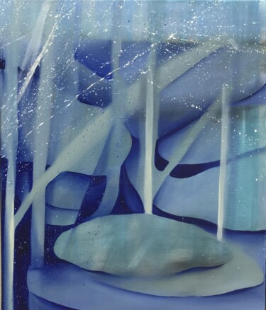 Картина под названием "L'Harmonie Éthérée…" - Fabrice Kocurek, Подлинное произведение искусства, Акрил Установлен на Деревян…