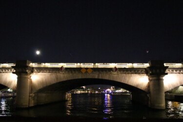 Photographie intitulée "Pont de Paris 2" par Fabrice Meslin (Fabzoo), Œuvre d'art originale, Photographie numérique