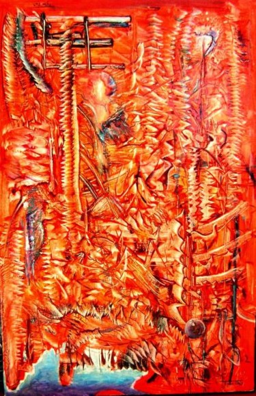 Peinture intitulée "huile sur toile 60x…" par Fabrice Tylbor, Œuvre d'art originale