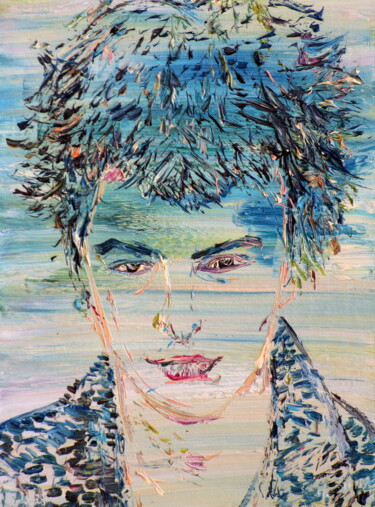 Painting titled "SID VICIOUS oil por…" by Lautir, Original Artwork, Oil