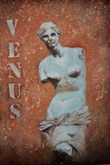 Painting titled "venus-olio-e-acrili…" by Fabrizio Ceccarelli, Original Artwork, Acrylic