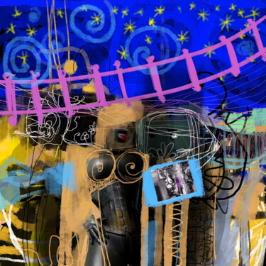 Digitale Kunst getiteld "Ricordami di come m…" door Fabrizio Korfu, Origineel Kunstwerk, Digitaal Schilderwerk