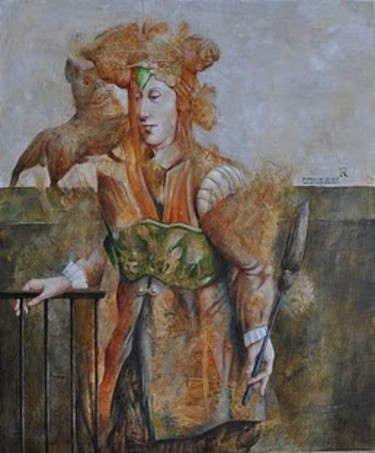 Pittura intitolato "n51-comparessions-3…" da Fabrizio Riccardi, Opera d'arte originale
