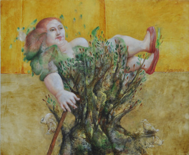 Pittura intitolato "Have" da Fabrizio Riccardi, Opera d'arte originale, Olio