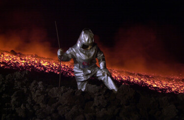 Photography titled "Volcano Man" by Fabrizio Villa, Original Artwork, Digital Photography