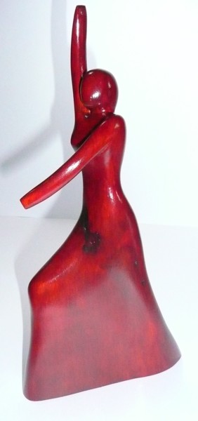 Sculpture titled "danse" by Fabien Bochard, Original Artwork, Wood