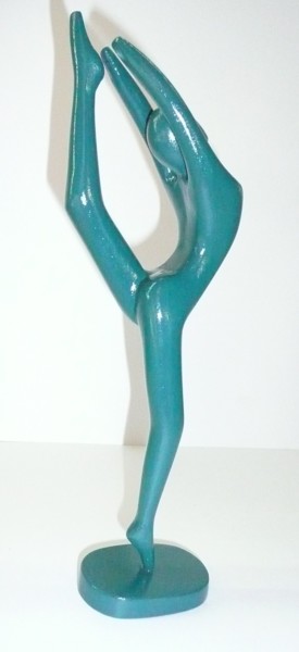「danseuse」というタイトルの彫刻 Fabien Bochardによって, オリジナルのアートワーク, ウッド
