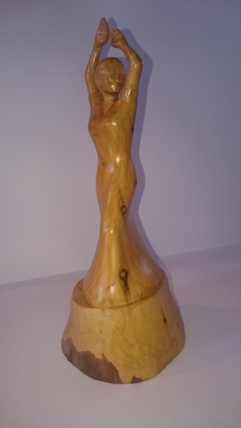 Sculpture titled "danseuse" by Fabien Bochard, Original Artwork, Wood