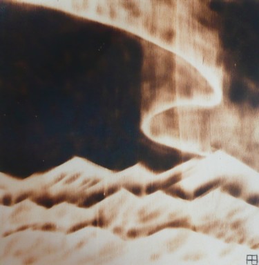 Dessin intitulée "aurore 2" par Fabien Bochard, Œuvre d'art originale, Bois Monté sur Panneau de bois