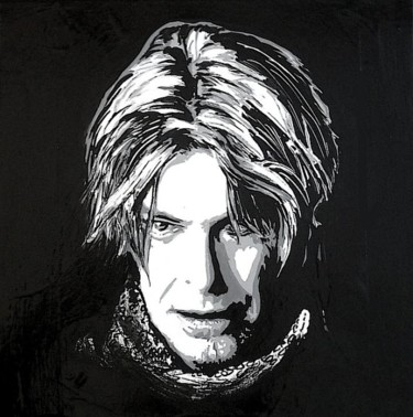 Painting titled "David Bowie" by Fabulosfab, Original Artwork