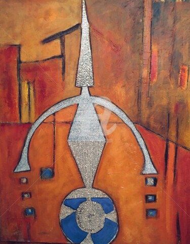 Painting titled "Le grand équilibris…" by Fabyenne Tatry, Original Artwork