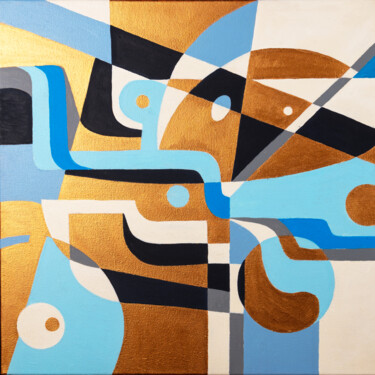 Fotografie mit dem Titel "Handmade abstract g…" von Faces Studio, Original-Kunstwerk, Acryl