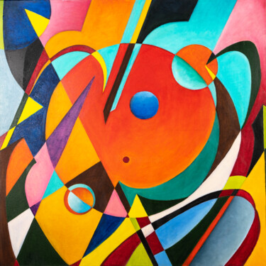 Φωτογραφία με τίτλο "Handmade abstract g…" από Faces Studio, Αυθεντικά έργα τέχνης, Ακρυλικό