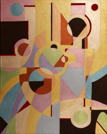 Fotografia intitulada "Handmade abstract g…" por Faces Studio, Obras de arte originais, Acrílico