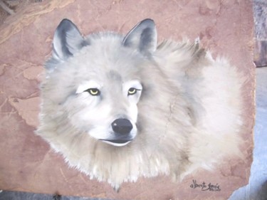 Pintura titulada "wolf" por Facundo Lucero, Obra de arte original