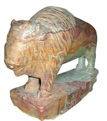Sculpture titled "el bufalo" by Facundo Lucero, Original Artwork