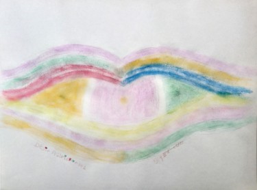 Drawing titled "Désir Multicolor 001" by Fadiese, Original Artwork, Pencil