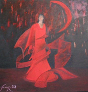 Peinture intitulée "SONIA SUENA BAJO LA…" par Fage, Œuvre d'art originale