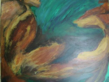Pintura intitulada "Vestígios dum naufr…" por Angelina Martinho, Obras de arte originais