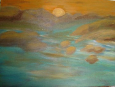 Pintura intitulada "nascer do sol" por Angelina Martinho, Obras de arte originais