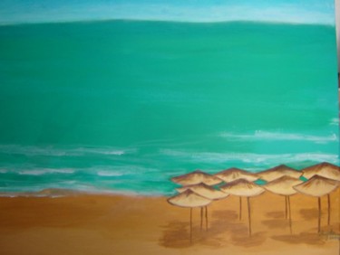 Pintura intitulada "férias" por Angelina Martinho, Obras de arte originais