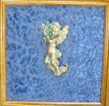 Pintura intitulada "quadro anjo" por Angelina Martinho, Obras de arte originais