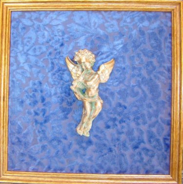 Pintura intitulada "quadro anjo 2" por Angelina Martinho, Obras de arte originais