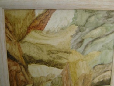 Pintura intitulada "paisagem rochosa 3" por Angelina Martinho, Obras de arte originais