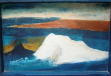 Pintura intitulada "iceberg 2" por Angelina Martinho, Obras de arte originais