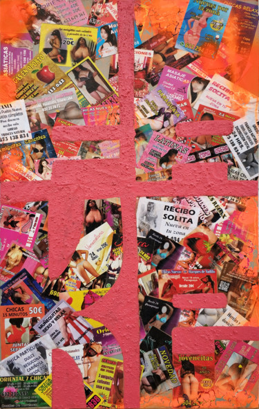 No hay motivo para estar solo Collages titled "No hay motivo para…" by Fake Art, Original Art, Collages