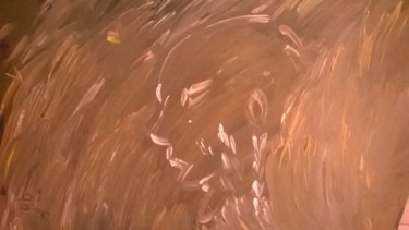 Painting titled "wp-20160111-23-05-2…" by Fallou Jah, Original Artwork, Acrylic