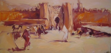 Painting titled "fes" by Qodaid, Original Artwork