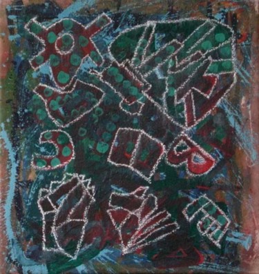 Painting titled "LA CREAZIONE DEL SE…" by Stefano Fanara, Original Artwork