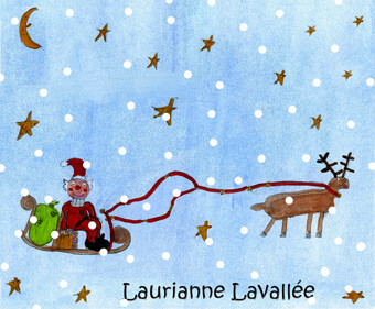 Arts numériques intitulée "Laurianne Lavallée,…" par Fanie Lefebvre (Multicol'Art), Œuvre d'art originale