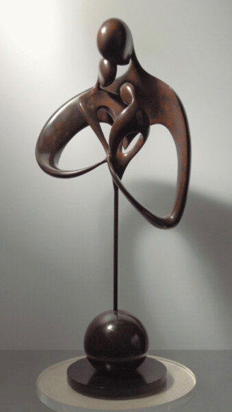 Sculpture intitulée "Le Bouquet" par Fanjol, Œuvre d'art originale, Bronze